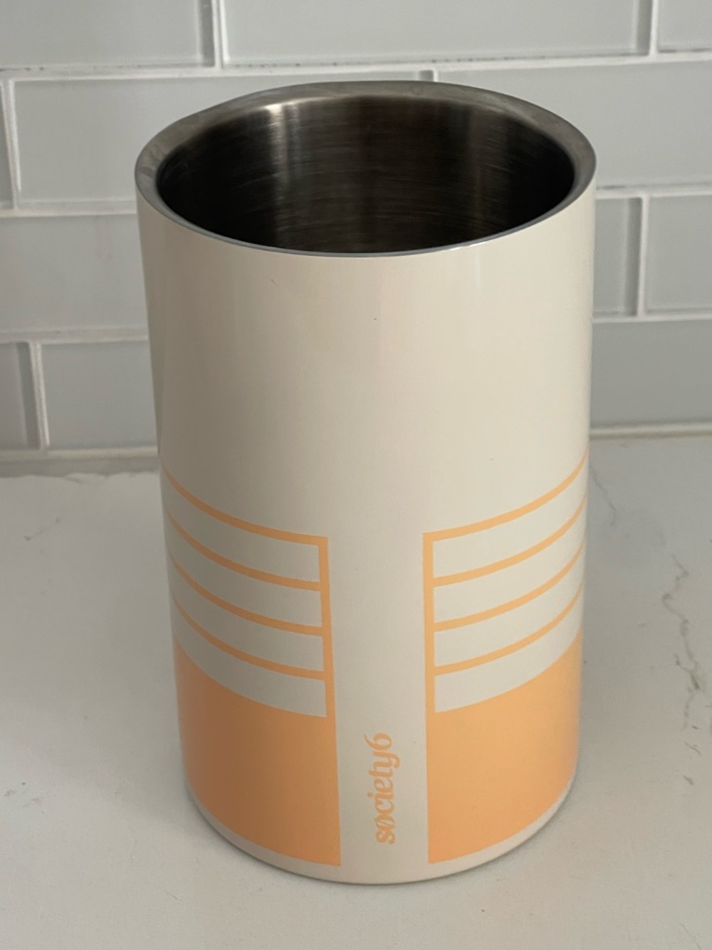 Like New Society6 Stainless Steel Wine Chiller